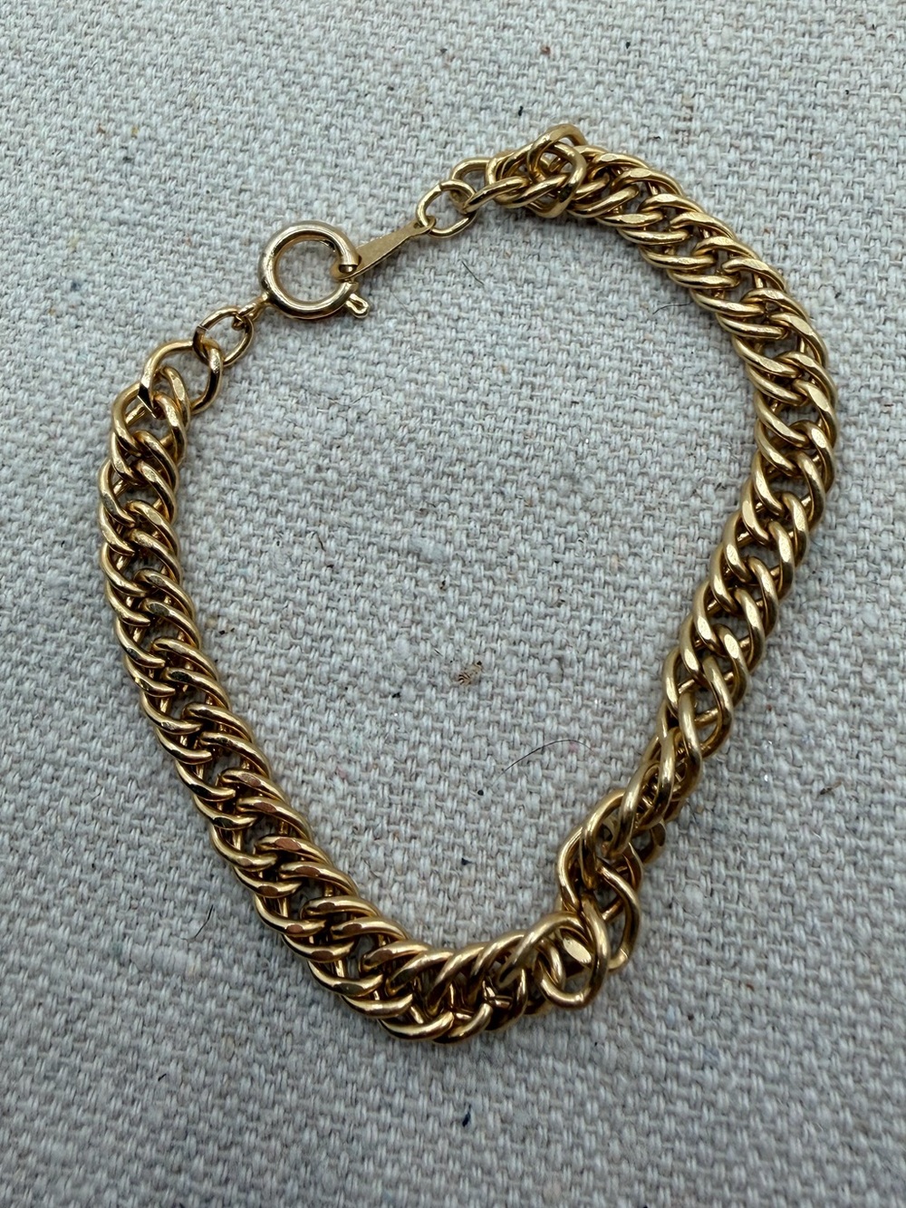 Gold-Tone Double Curb Chain Bracelet - Women